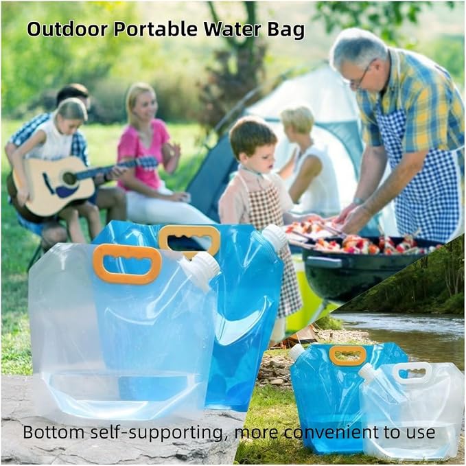 4 Pack 5L BPA Free Collapsible Water Tank Container Portable Lightweight Space - Image 7