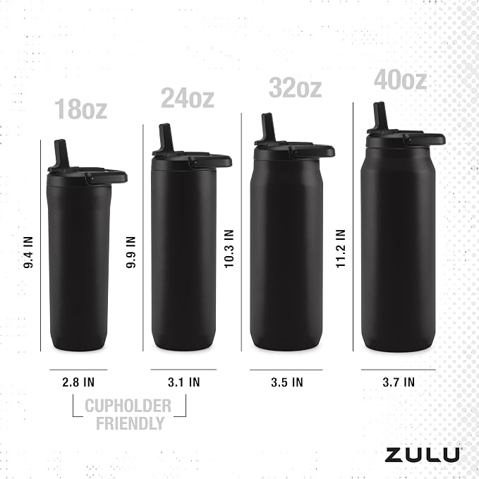 ZULU Base 32oz Stainless Steel Water Bottle - Image 8