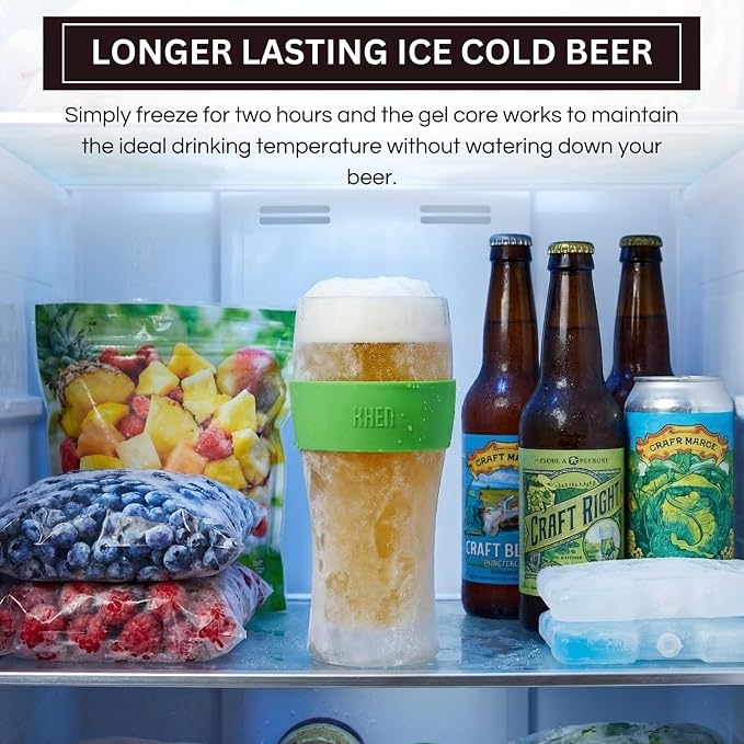 Frozen Pint Beer Glasses - Image 6