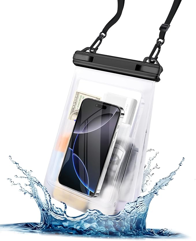 Extra Large Size Waterproof Phone Pouch by PEDVSTY