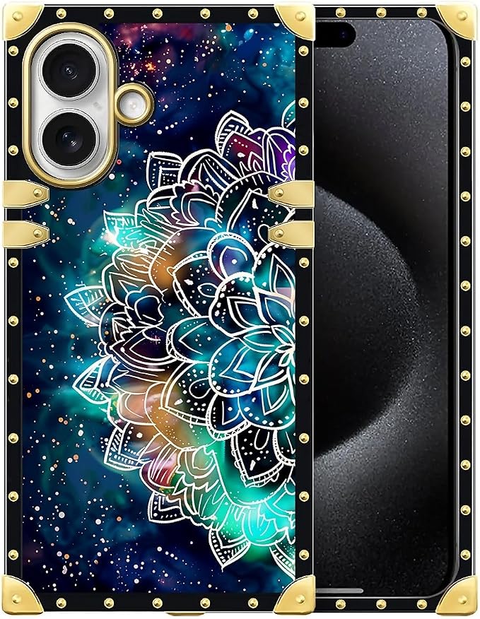 for iPhone 17 Case Luxury Golden Decoration by Unknown