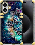 for iPhone 17 Case Luxury Golden Decoration by Unknown