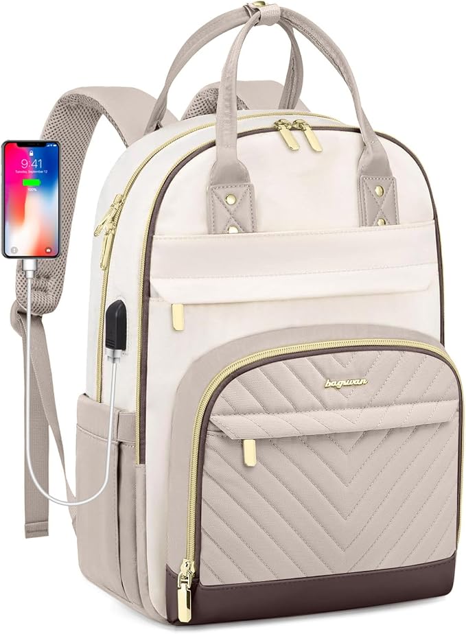 Laptop Backpack for Women Work Bag by BAGSWAN