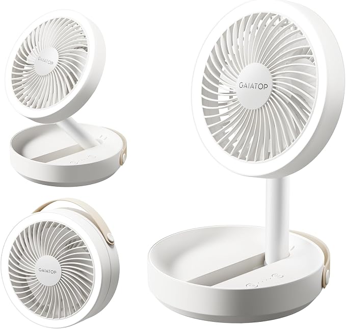 Gaiatop Foldable Small Desk Fan by GAIATOP
