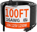 HUANCHAIN 16/3 100 Ft Outdoor Extension Cord Waterproof, 16 Gauge Flexible by huanchain