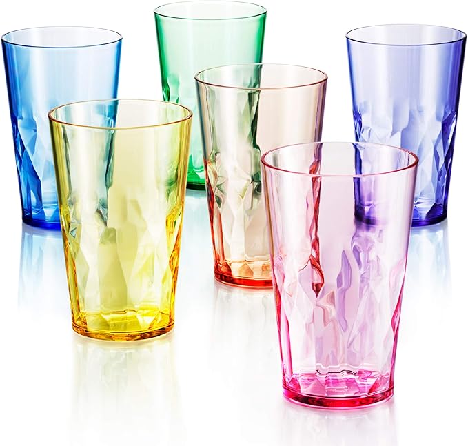 SCANDINOVIA - 19oz Unbreakable Premium Drinking Glasses Set of 6 - Super Grade - Image 2