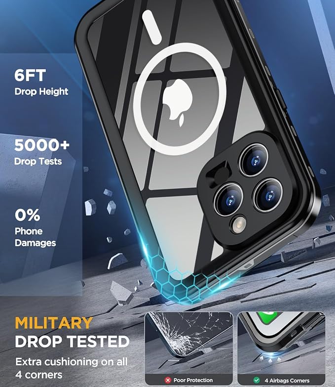 for iPhone 15 Pro Max Case Waterproof | Shockproof Dust Proof Phone Case Cover - Image 4