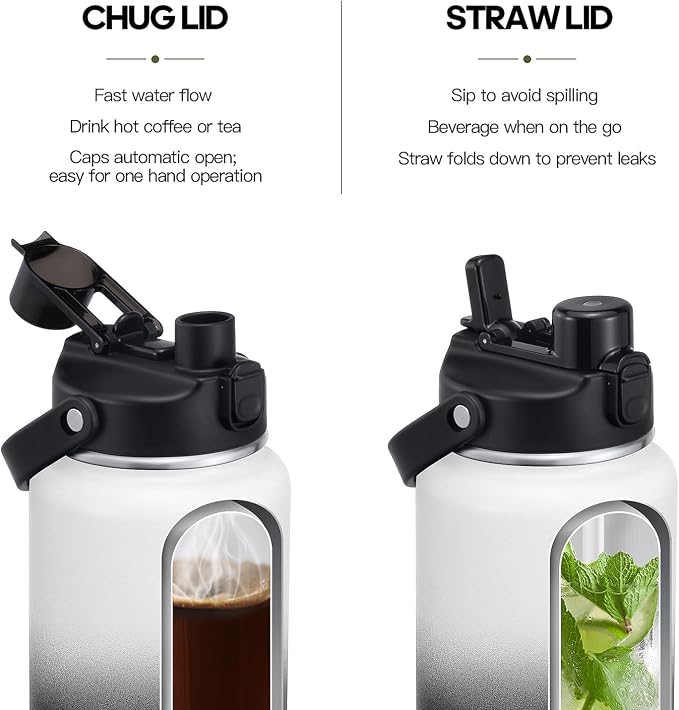 64oz Half Gallon Insulated Water Bottle - Image 2