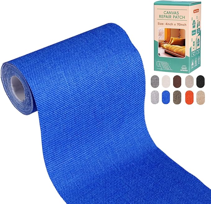 Canvas Repair Tape, Fabric Repair Patch, 4×70 Inches, Outdoor Gear Patch by Unknown