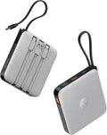 VRURC Portable Charger with Built-in Cable, 10000mAh 22.5W Fast Charging USB C by Home