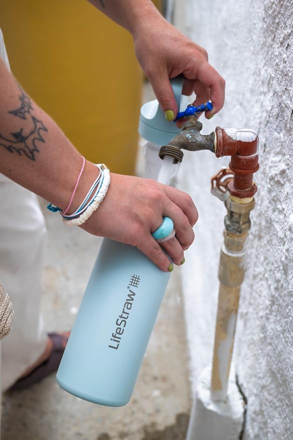LifeStraw Go Series – Insulated Stainless Steel Water Filter Bottle - Image 5