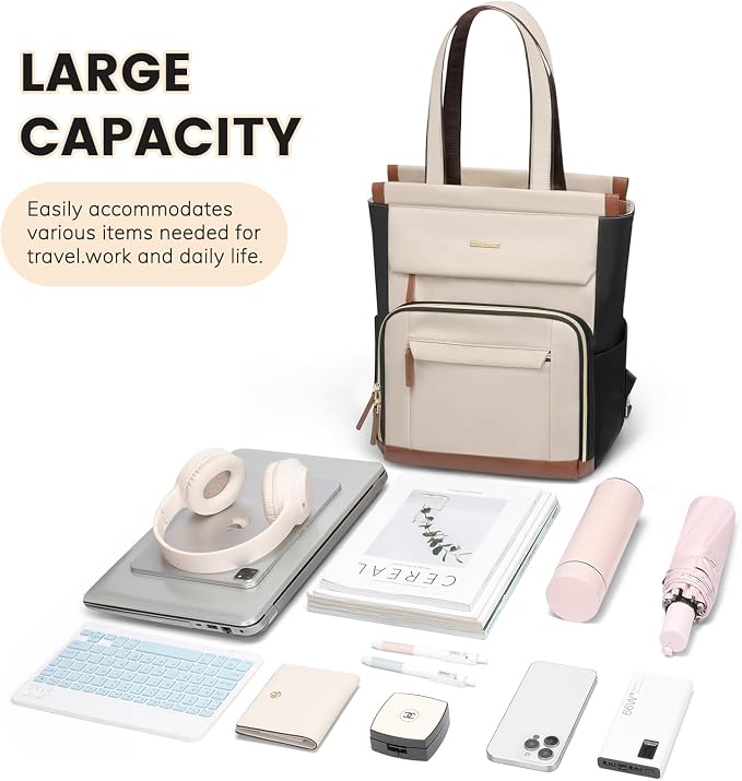 Convertible Daypack Laptop Backpack - Image 9