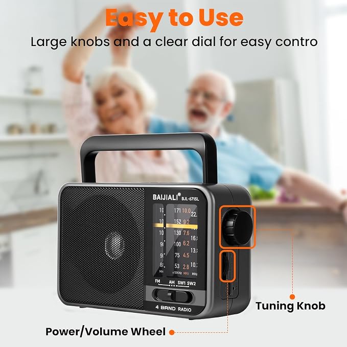 Solar-Powered Portable Radio, AM/FM/SW Radio - Image 5