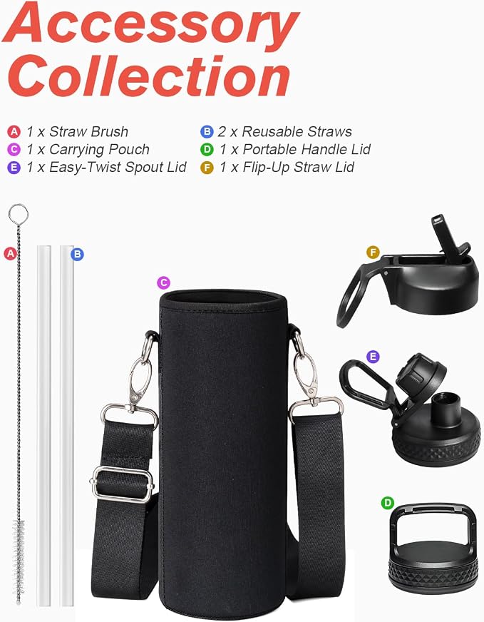 Coolflask Water Bottle 24 oz Insulated - Image 7