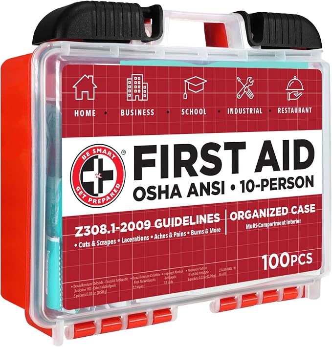 Be Smart Get Prepared OSHA/ANSI First Aid Kit - Image 8