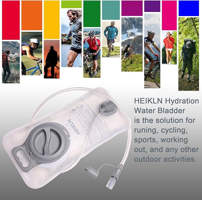 HEIKLN Hydration Bladder 1.5L-2L-2.5L-3L, Leak Proof Water Reservoir, BPA Free - Image 7