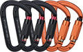 FVW Auto Locking Rock Climbing Carabiner Clips, Professional 25KN Heavy Duty by FVWELECTRICLUNCHBOX