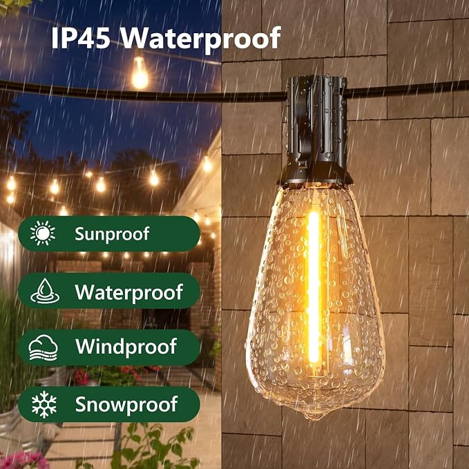 50FT Outdoor String Lights - Image 4