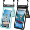 Rynapac IPX8 Waterproof Phone Pouch 2 Pack, Double Space Waterproof Phone Case by Rynapac