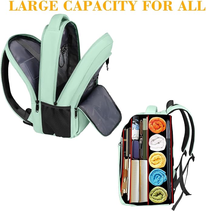 MATEIN Travel Laptop Backpack, 15.6 Inch Computer Backpack, Slim Lightweight - Image 4