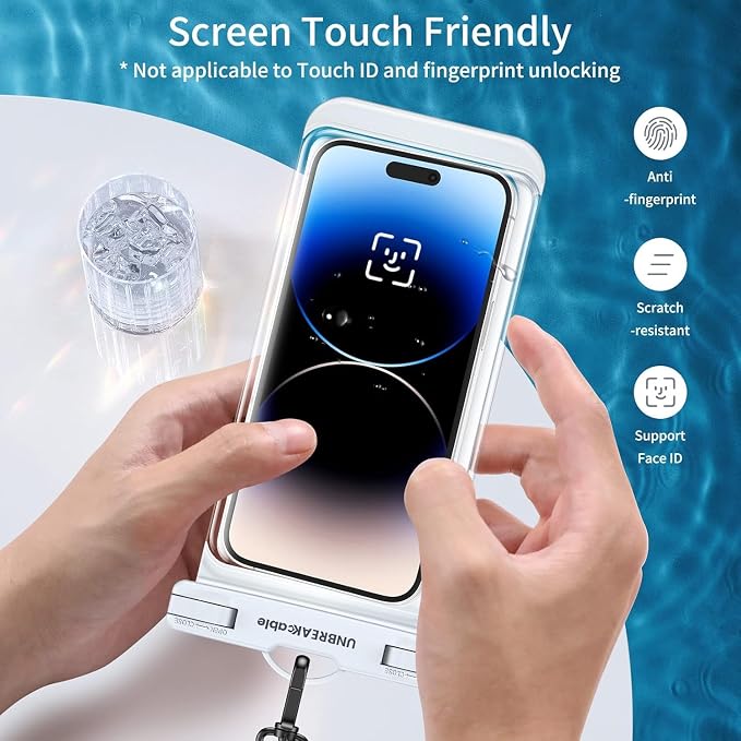 UNBREAKcable Waterproof Phone Pouch-2 Pack IPX8 Waterproof Phone Case - Image 4