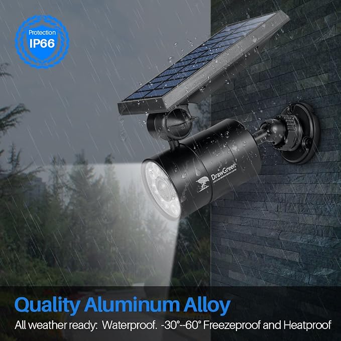Solar Motion Sensor Light of 2, Solar Lights Outdoor Waterproof, 100-Week 100% - Image 6