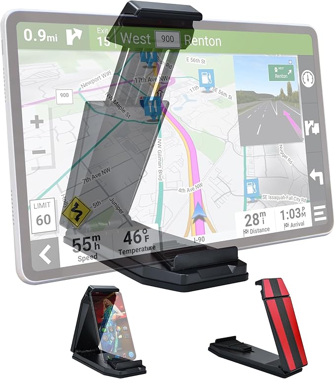 Mini Dashboard GPS Mount Holder Phone Tablet PC Navigation Holder by iSaddle