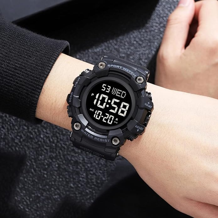 FANMIS Mens Military Multifunction Digital LED Watch Electronic Waterproof - Image 6