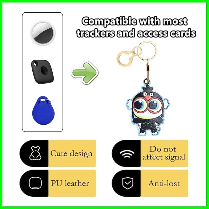 Leather Keychain Holder Case Compatible - Image 3