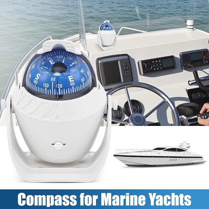 Sea Marine Compass with Mount Compasses Ball Waterproof - Image 5