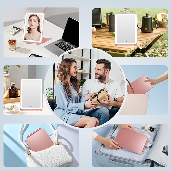 FUNTOUCH Rechargeable Travel Makeup Mirror - Image 6
