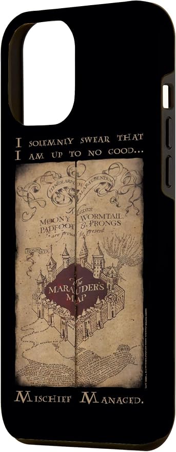 iPhone 12 Pro Max Harry Potter Marauder's Map Words Case - Image 2