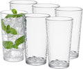 KLIFA- NICE- 20 ounce, Acrylic Highball Drinking Glasses, Stackable Plastic by KLIFAHome