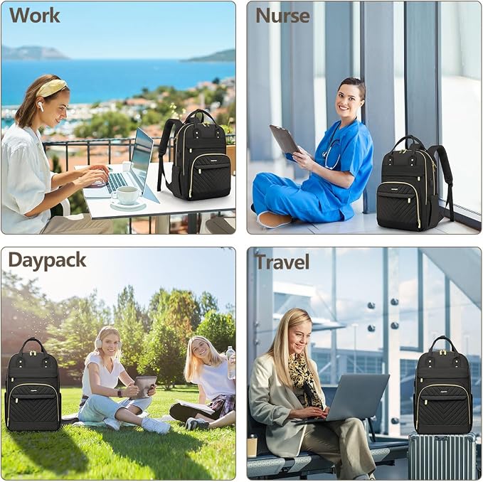 Laptop Backpack for Women Work Bag - Image 6