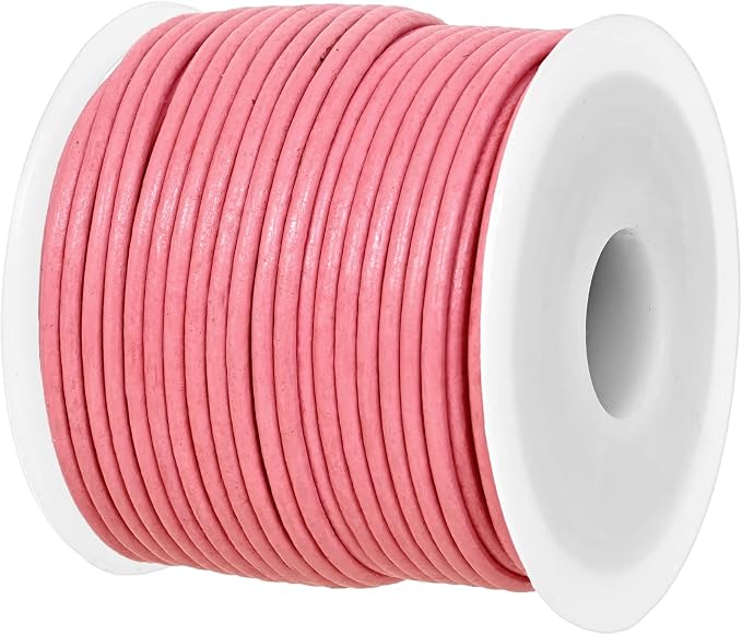 GENIQUE Real/Genuine Round Leather String Cord by GENIQUE
