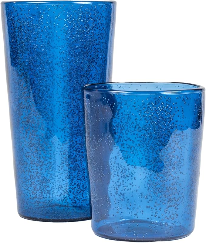 Fizz Bubbles Durable Acrylic 8-Piece Indoor/Outdoor Drinkware Set - Image 4