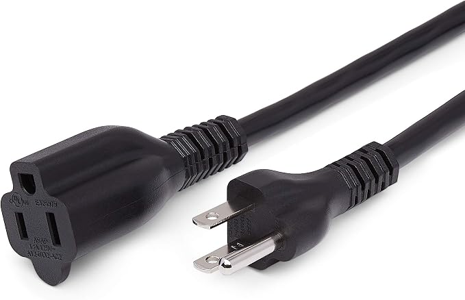 Amazon Basics Indoor Extension Cord, 3 Prong Outlet Extender Power Cord - Image 3