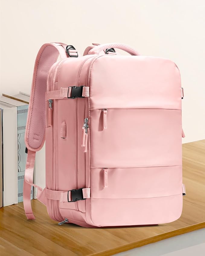 coowoz Large Travel Backpack For Women Men, Carry On Backpack, Hiking Backpack - Image 2