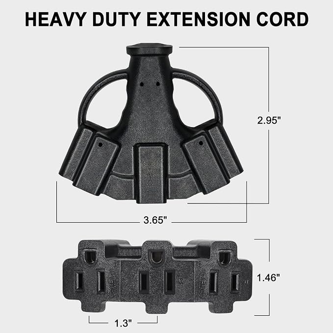 6FT 12/3 Outdoor Extension Cord - Image 2