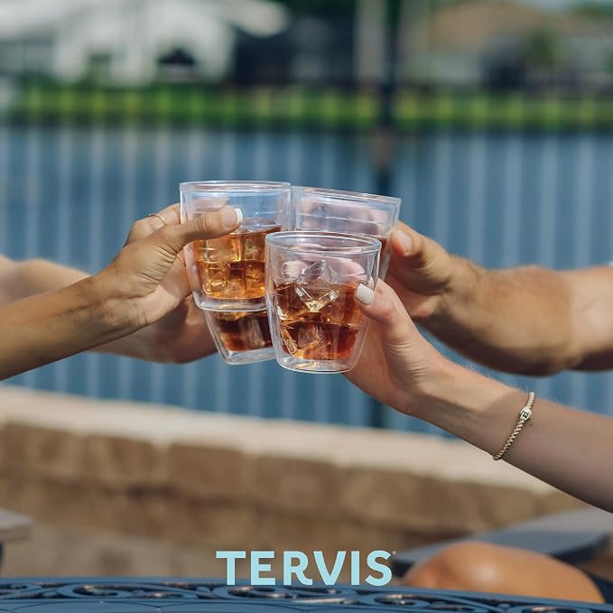 Tervis Clear & Colorful Tabletop 12oz Made in USA Double Walled Insulated - Image 7