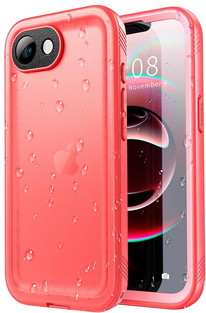 SPORTLINK for iPhone 16e Case/iPhone 17e Case, IP68 Waterproof Military by SPORTLINK