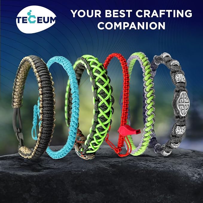 TECEUM Micro Paracord – 1.18 mm X 125 ft – Micro Utility Cord – Thin Braided - Image 9