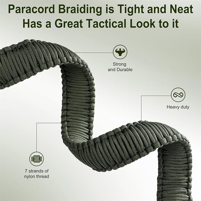 VVAAGG Two-Point Paracord Rifle Sling - Image 4