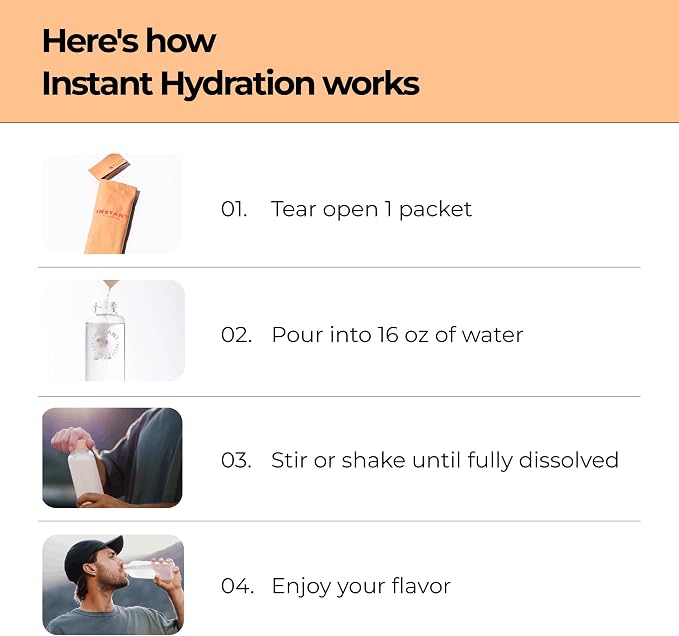 Instant Hydration Sugar Free Electrolytes Powder Packets - Image 7