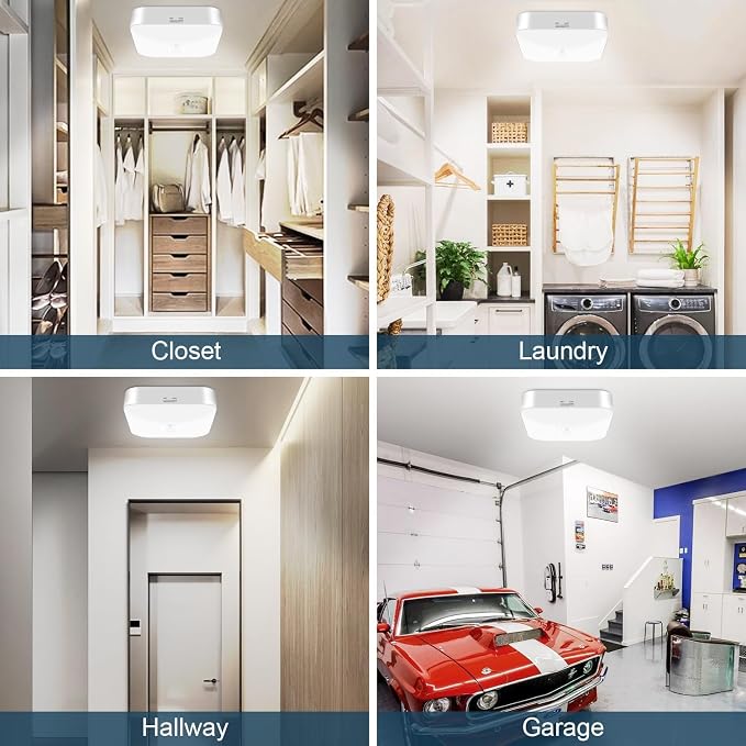 Motion Sensor Rechargeable Ceiling Light Indoor/outdoor - Image 5