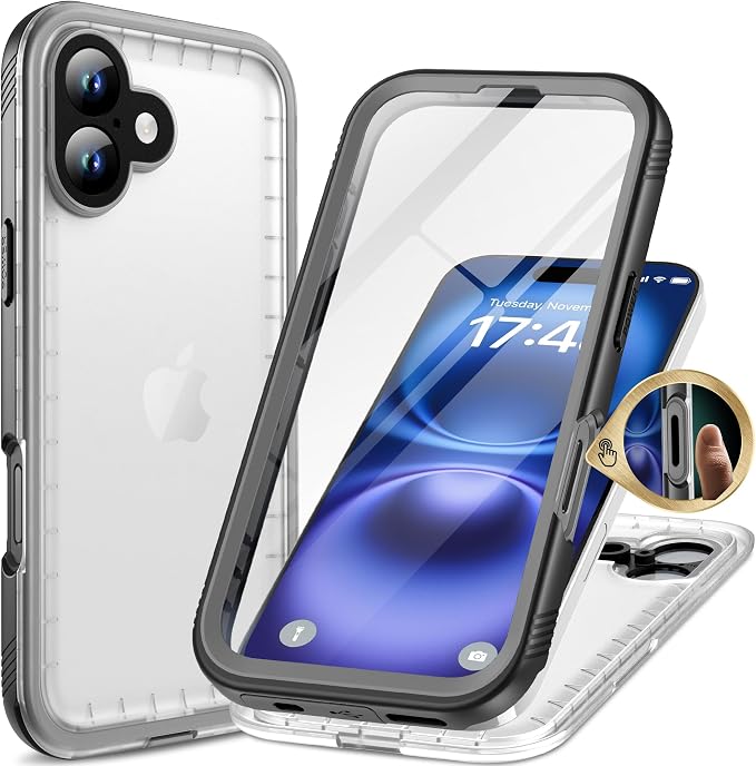Cozycase for iPhone 16 Plus Case Waterproof by Cozycase