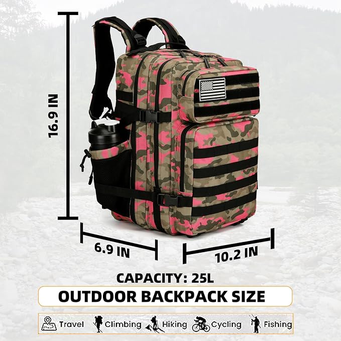 Lovelinks21 25L Tactical Backpack - Image 2