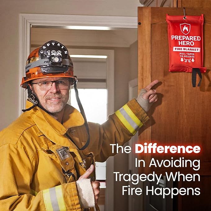 Prepared Hero Emergency Fire Blanket - Image 2