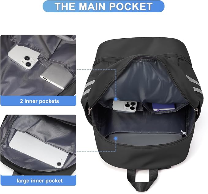 coofay Gym Backpack For Women Waterproof Backpack - Image 3