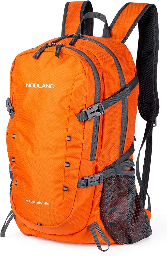 NODLAND Lightweight Backpack, Travel 40L Foldable Water-Resistant Daypack - Image 8